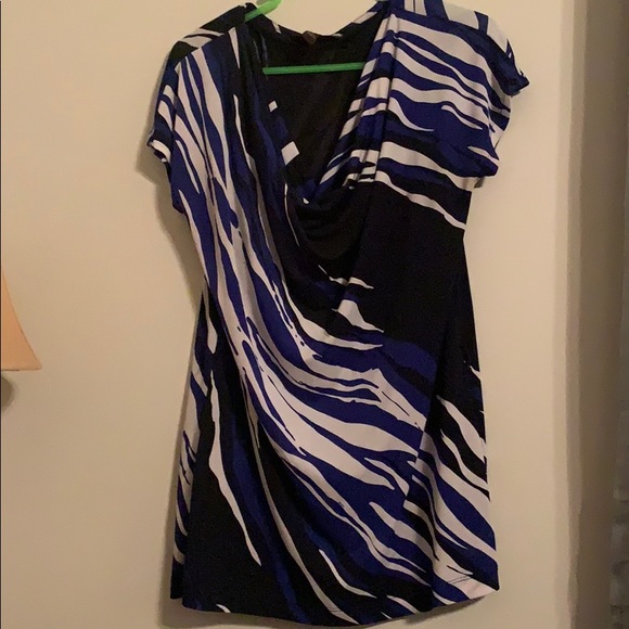 Blue White Blouse - Picture 1 of 1